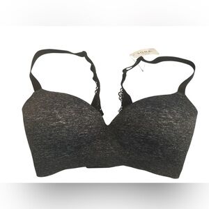 Soma Enbliss Luxe Wireless Bra 36DD Lace J-Hook Padded Cup NWT